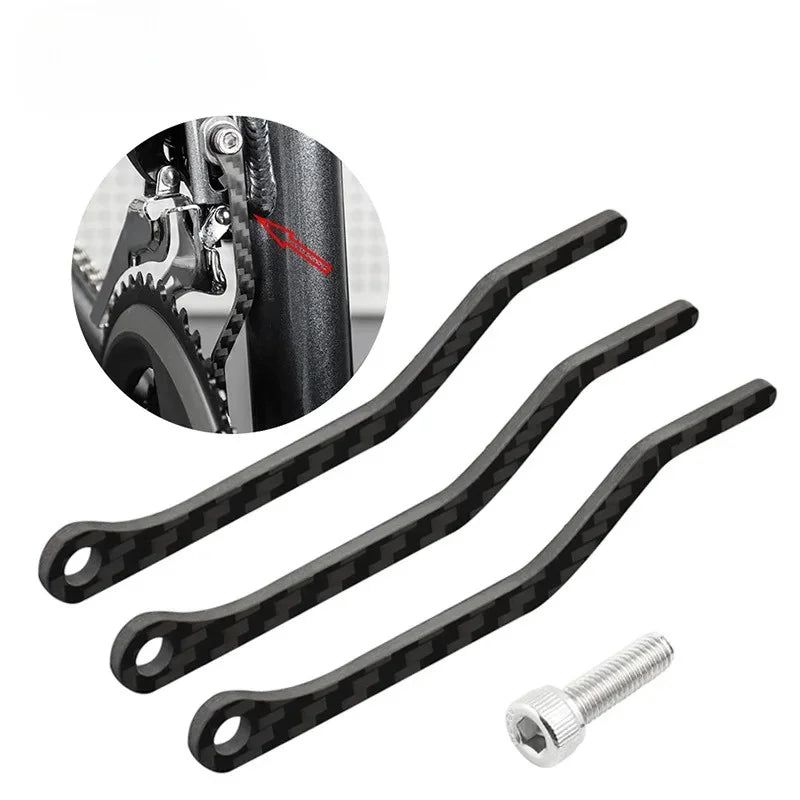 1/3Pcs Chain Guide Carbon Fiber Chain Stabilizer Drop Keeper for Road Bike Chain Catcher Bike Accessories