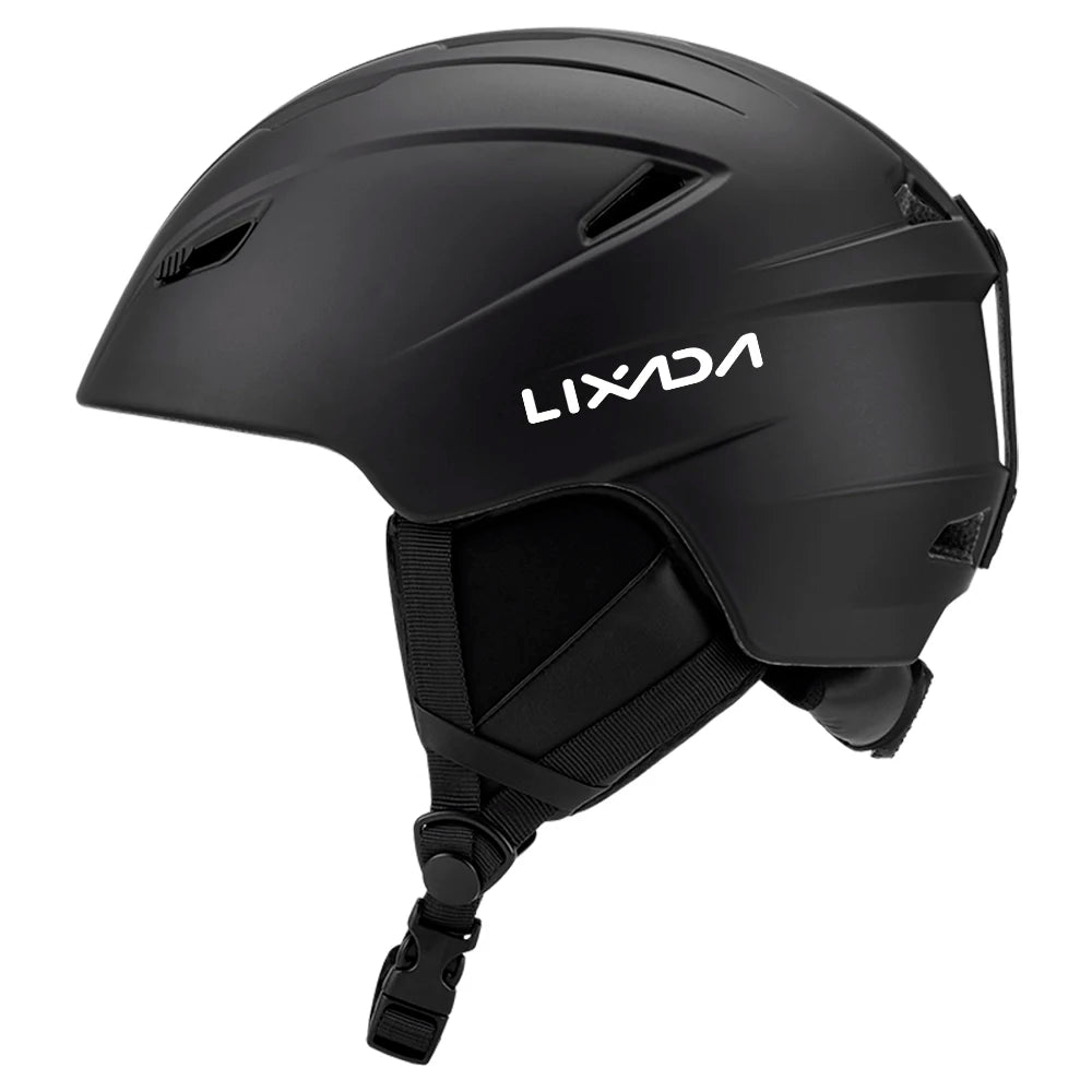LIXADA Integrated Warm Ski Helmet Adjustable Lightweight Comfortable Snowboard Helmet for Winter Warmer Helmet