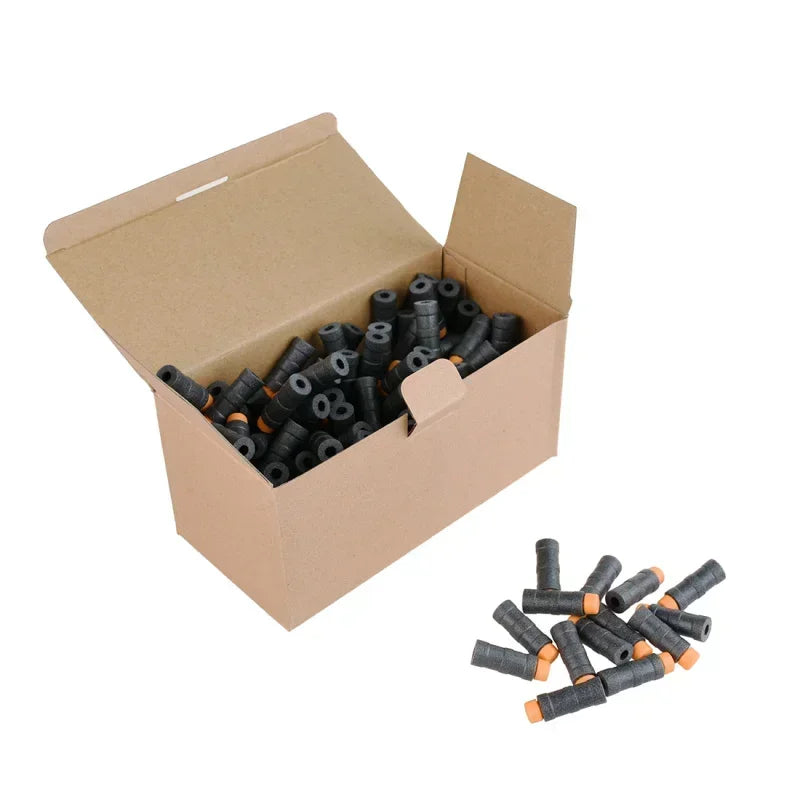 200PCS Worker 3-Ring Bamboo-Shaped Darts For Emitter Soft Bullet Toy Gun Accessories Foam Darts Bullets Kids Outdoor Toys