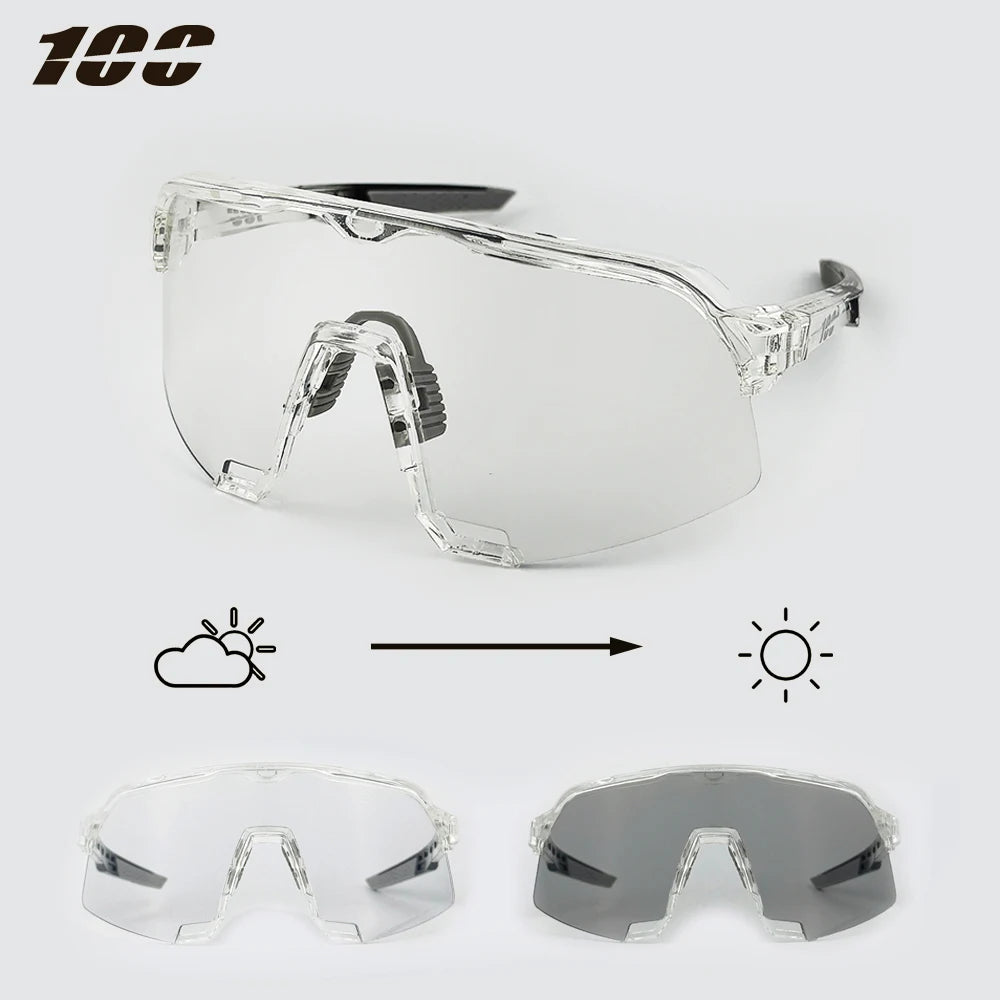 New Photochromic Sunglasses Outdoor Sports Bike Cycling Glasses Man MTB Hiking Glasses Women Driving Bicycle UV400 Goggles