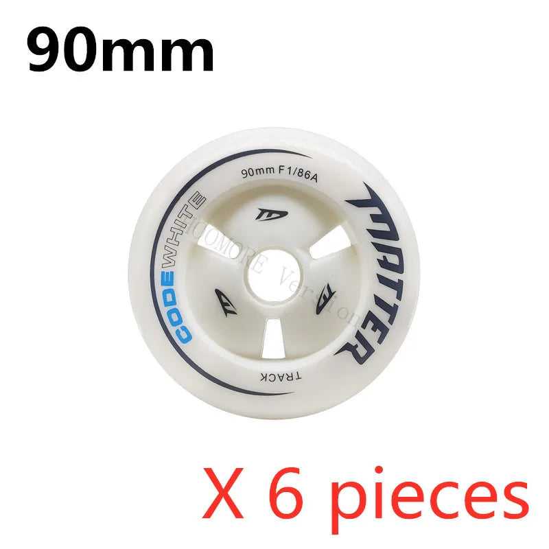 MATTER Gi3 inline speed skates tyre G13 speed skating wheels 86A 90mm 100mm 110mm Track Road Marathon Race ruedas F1 Speed Wheel