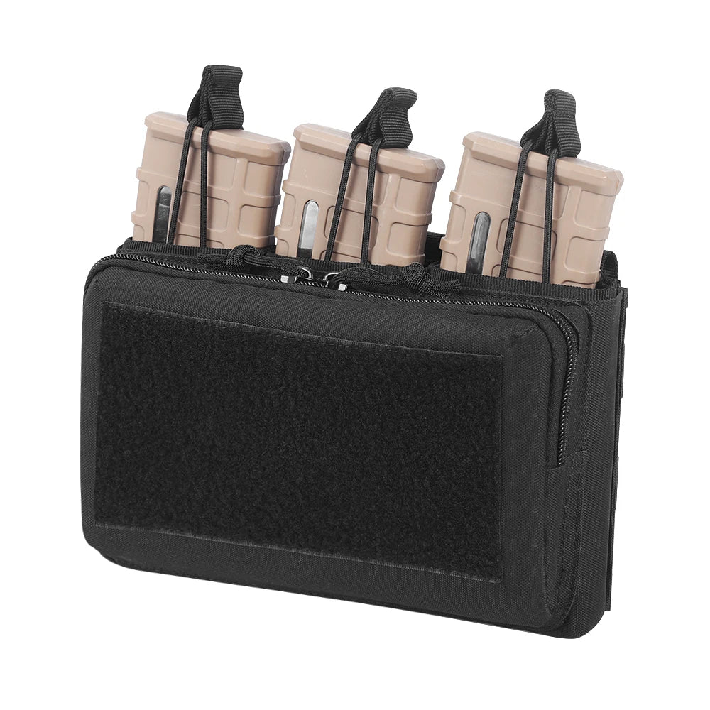 Triple Mag Pouch 5.56/.223 Tactical Magazine Pouch Molle Rifle Chargers Holder Admin Pouch EDC Organizer Detachable Molle Pouch