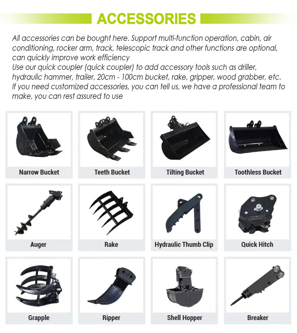 Multifunctional Mini Excavator 0.8-1 Ton Tiny Digger for Indoor Construction Narrow Space Soil Moving