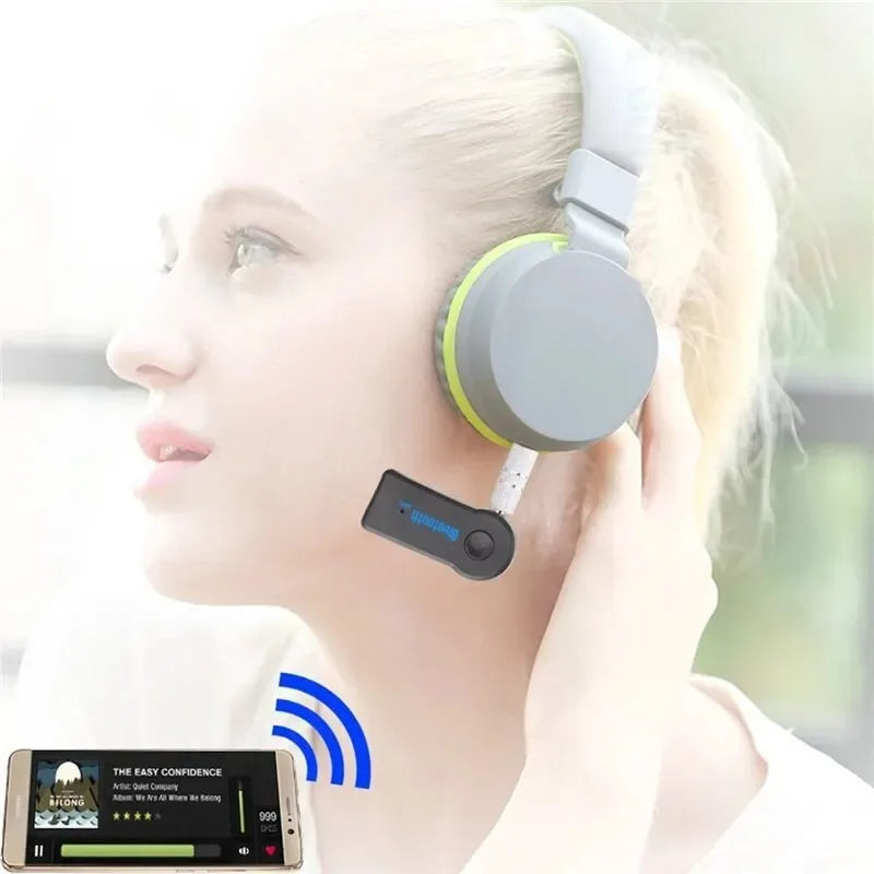 Car Bluetooth 5.0 Receiver 3.5mm Jack Wireless Bluetooth Transceiver Adapter For Car Kit Music Audio Aux A2dp Earphone Receiver