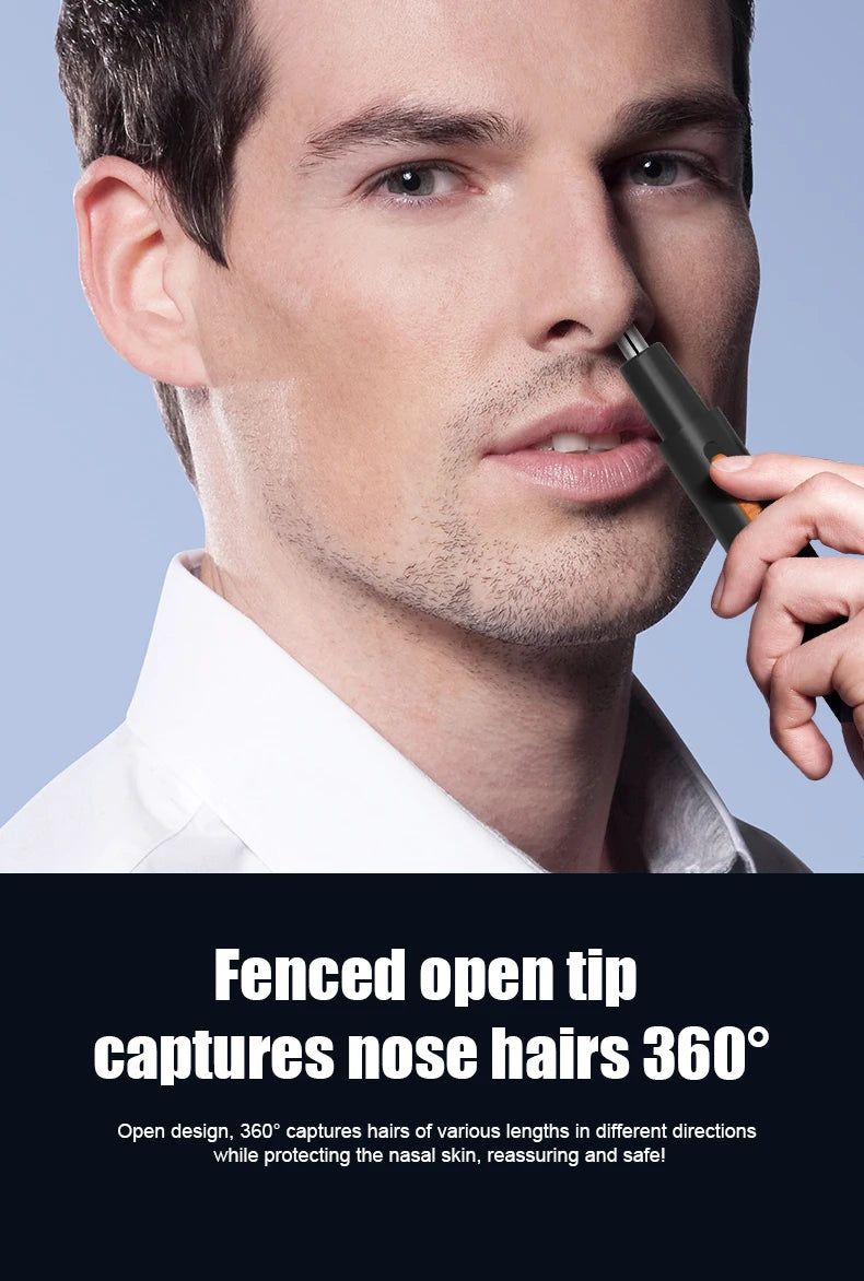 Electric Nose Hair Trimmer Usb Charging New High Quality Electric Portable Men and Women Mini Nose Hair Trimmer