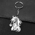 Hollow Horse Head Pendant Necklace for Women Men Stainless Steel Gold Silver Color Animal Chain Necklaces Gift Jewelry collar
