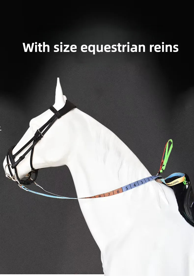 Children's Reins Colorful with Scale Kids Learning Equestrian Supplies