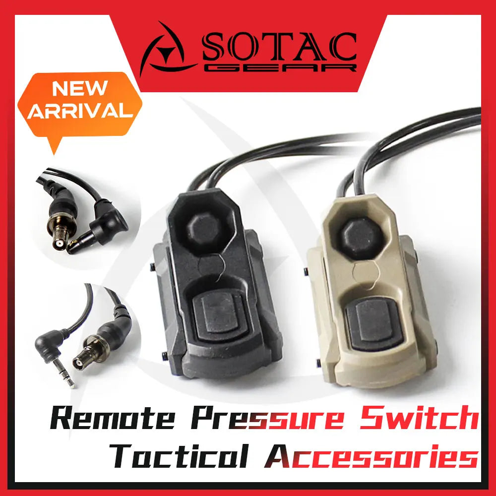 SOTAC GEAR AXON DUAL Switch Button Crane Laser for SF Flashlight Laser Pointer Combo Accessories