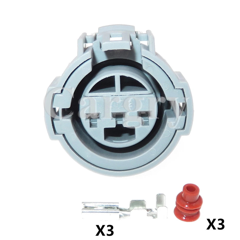 1 Set 3P 6189-0481 6189-0154 AC Assembly Car Waterproof Connector Auto Direction Machine Wire Socket For Honda Accord CR-V XR-V