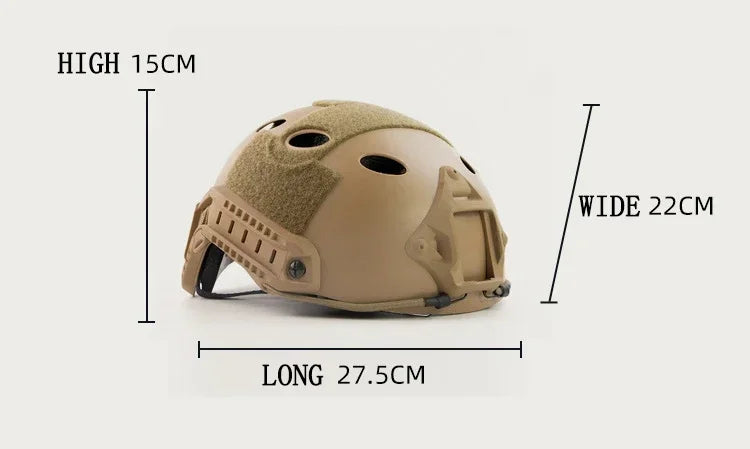 FAST Helmet Airsoft MH Helmet ABS New Thickened Outdoor PJ Air Gun Shooting CS Protective Equipment for adult