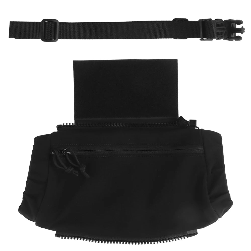 Tactical Multifunctional Hand Warm Drop Bag Muff Hand Warmer Pouch Stowable Fanny Pack for Winter Airsoft Hunting Camping