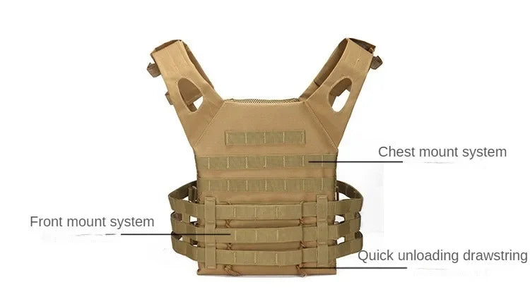 New Tactical Vest JPC Quick Release Buckle Triple Magazine Pouch Hunting Carrier Airsoft Accessory MOLLE Army CS Game Vest Gear
