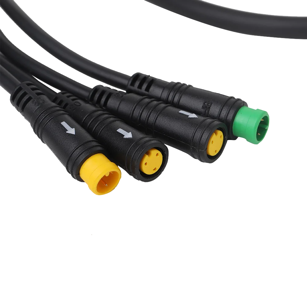 1T4 Main Cable for Bafang 8FUN, Mid Hub Motor Kits, E-Bike, BBS01B, BBS02B, BBSHD Connect, Brake Display, Electric Bicycle