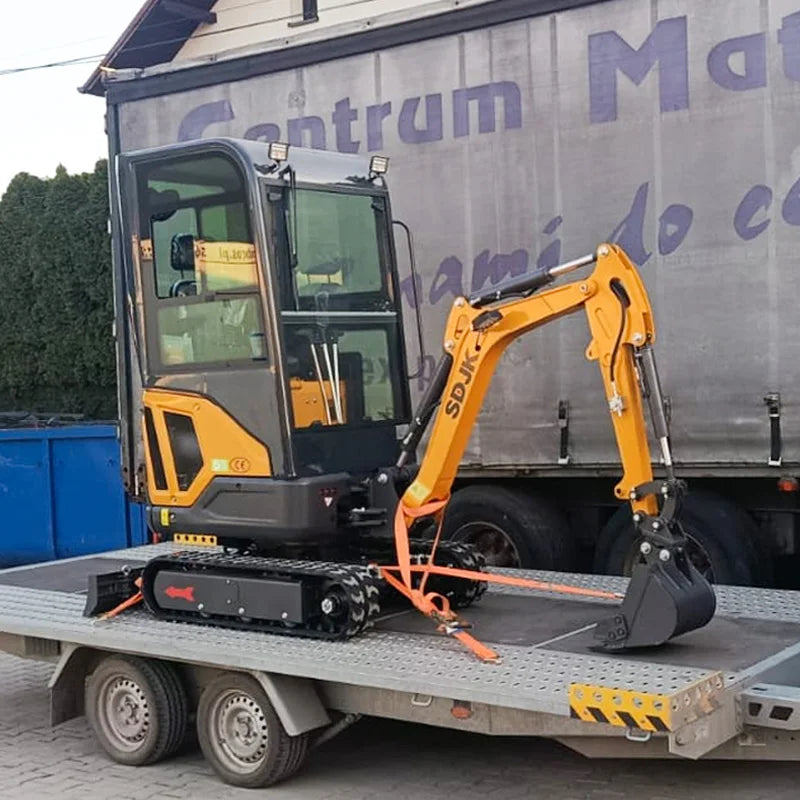 Hot Selling 1 Ton 2 Ton Mini Excavator Multifunctional Track Enclosed 2.5 Ton Small Excavator Customized and Fast Delivery