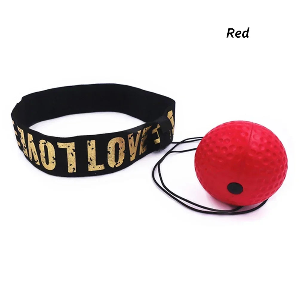 New Set Boxing Speed Ball Head-mounted PU Punch Ball MMA Sanda Training Hand Eye Reaction Home Sandbag Fitness Boxing Equipment