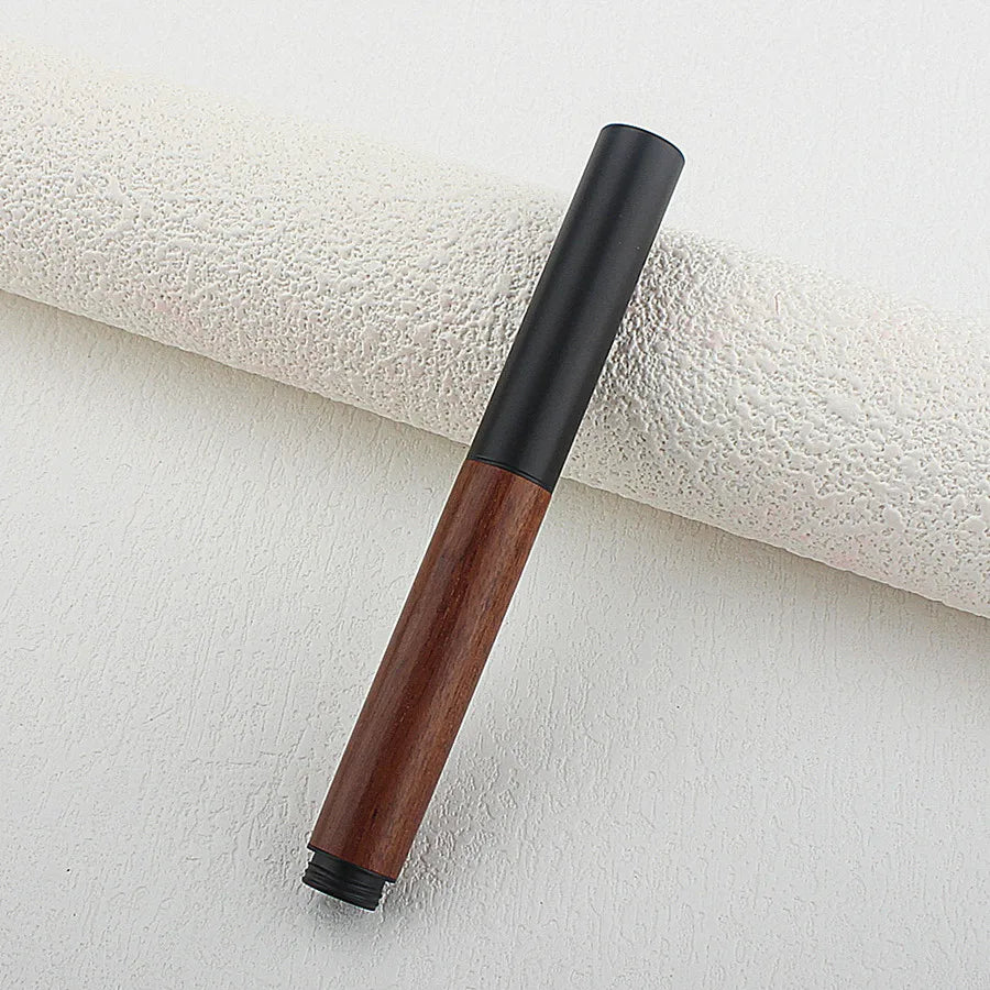 Exquisitely Designed Portable Pocket Vintage Mini Lipstick Pen Brass Solid Wood Materials Stationery Gifts Office Supplies