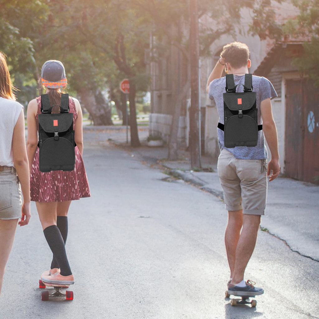 Skateboard Storage Bags Regular Skateboard Longboard Backpack Bag With Magic Sticker Design Foldable Skateboard Bags For Men