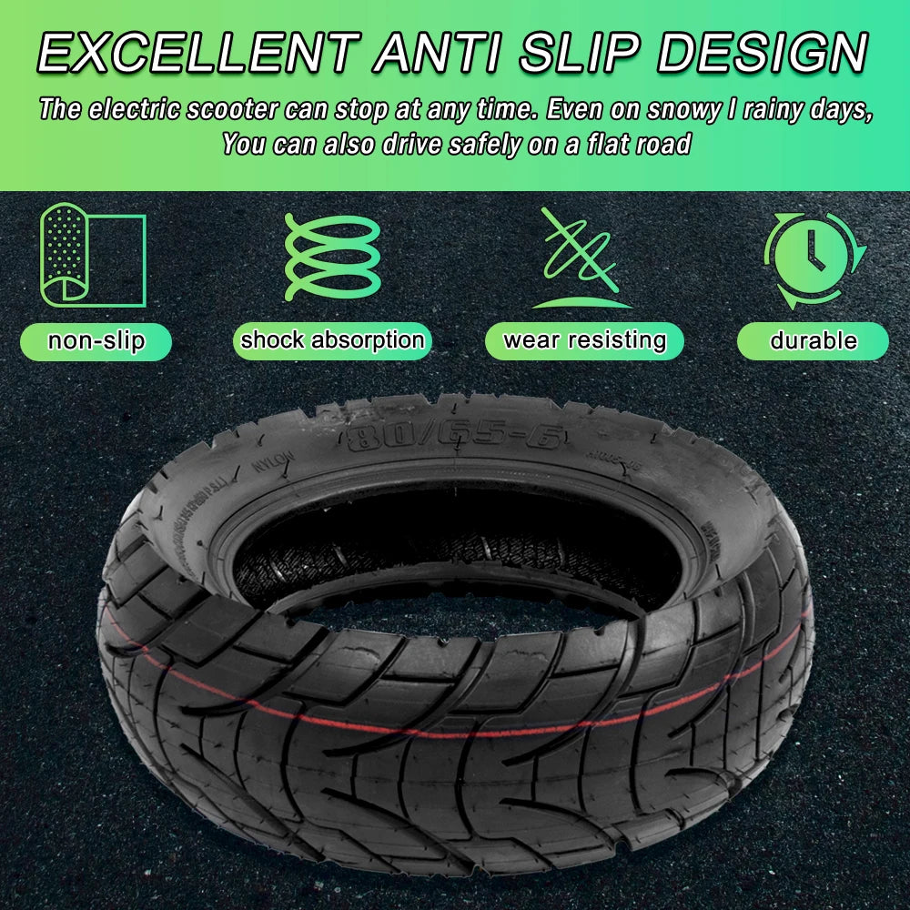 Tire 80/65-6 10X3.0 for KUKIRIN G2 Max for Inokim oxo for Kugoo M4 G1 for Dualtron VICTOR EAGLE 10 Inch Electric Scooter