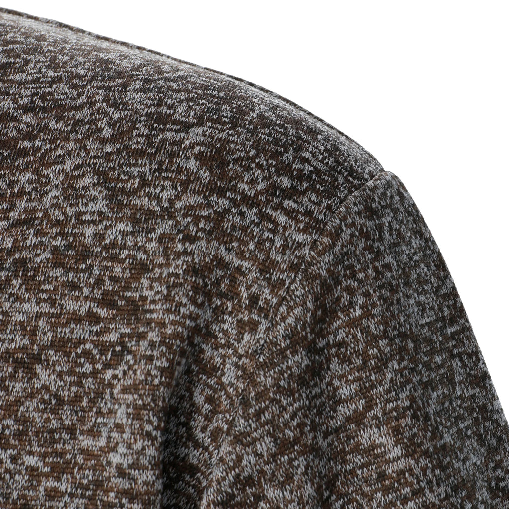 Autumn and winter men's stand collar long sleeve casual knitted sweater top