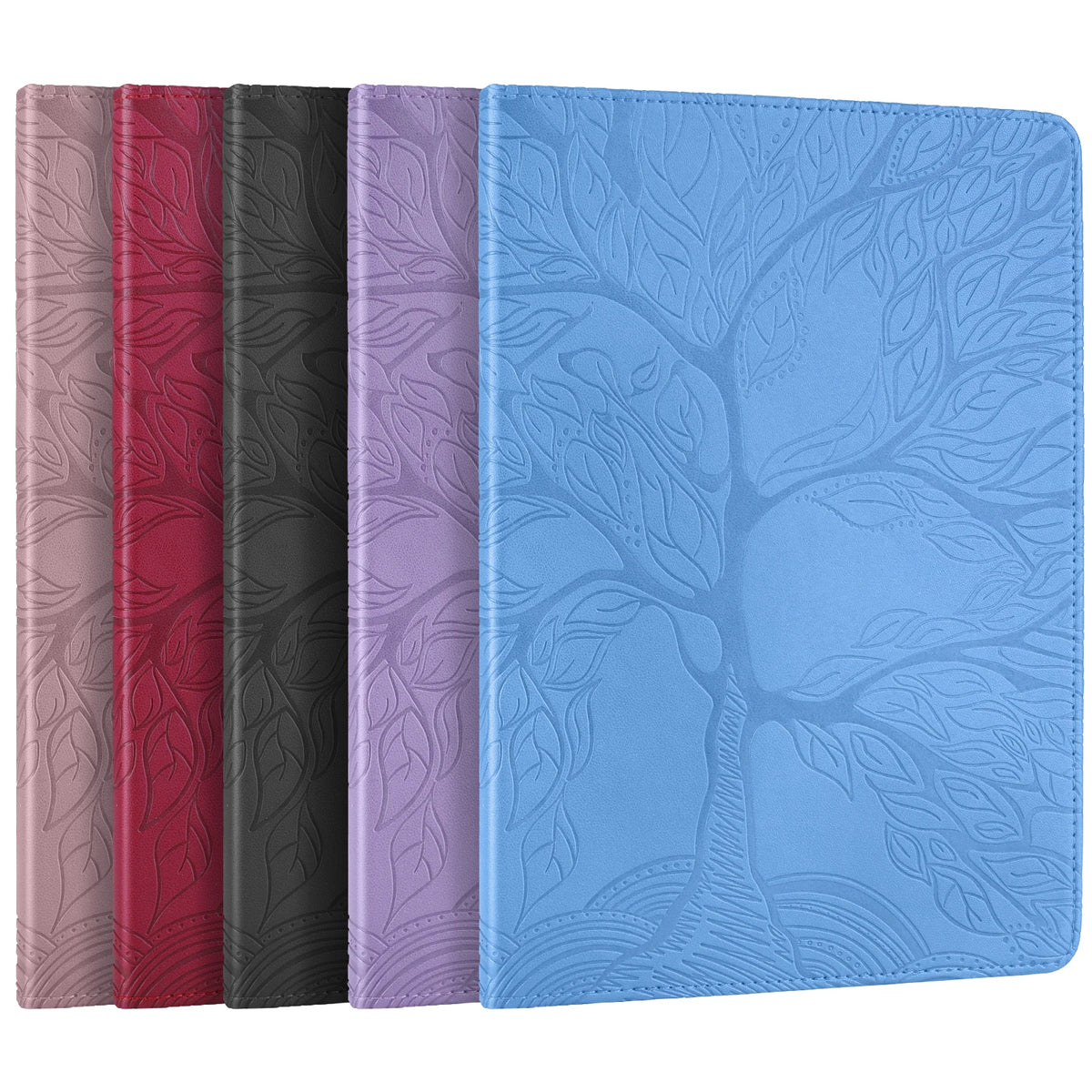 360 Rotating Embossed Life Tree Leather Wallet Case For Honor Pad 10 2025 12.1 X9A X9 Pro X8 V9 11.5 inch Card Holder Flip Cover