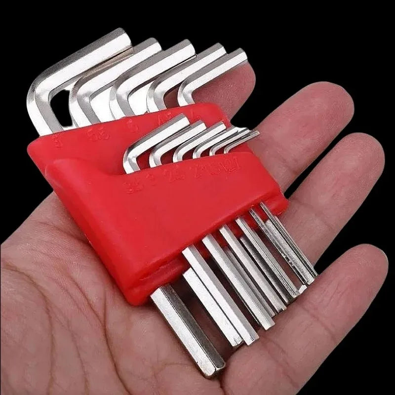 Hex Key Wrench Storage Holder, Plastic Allen Wrench Organizer Rack for Pegboard Drawer Garage Home Hand Job Tools Storage