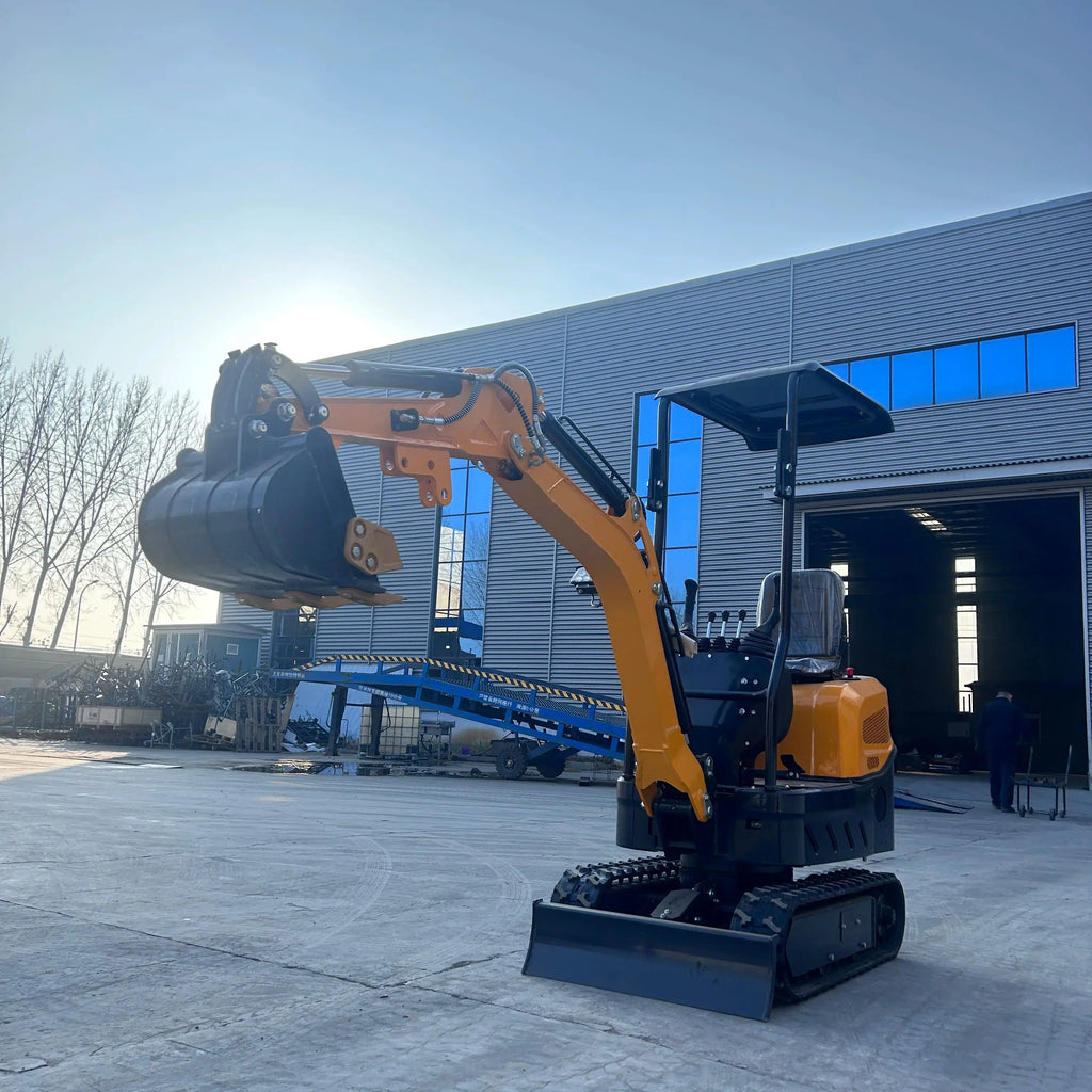 Custom Mini 1.2 Ton Excavator Euro 5 Engine CE Certified Compact Digger for Construction and Farm Use