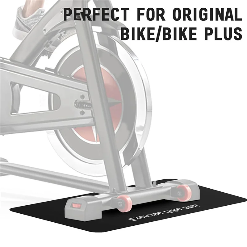 XSXS-2PCS Bike Trainer Workout Mat–For Peloton For Bike,Exercise Mat, Non-Slip For Home Gym Exercise Mat