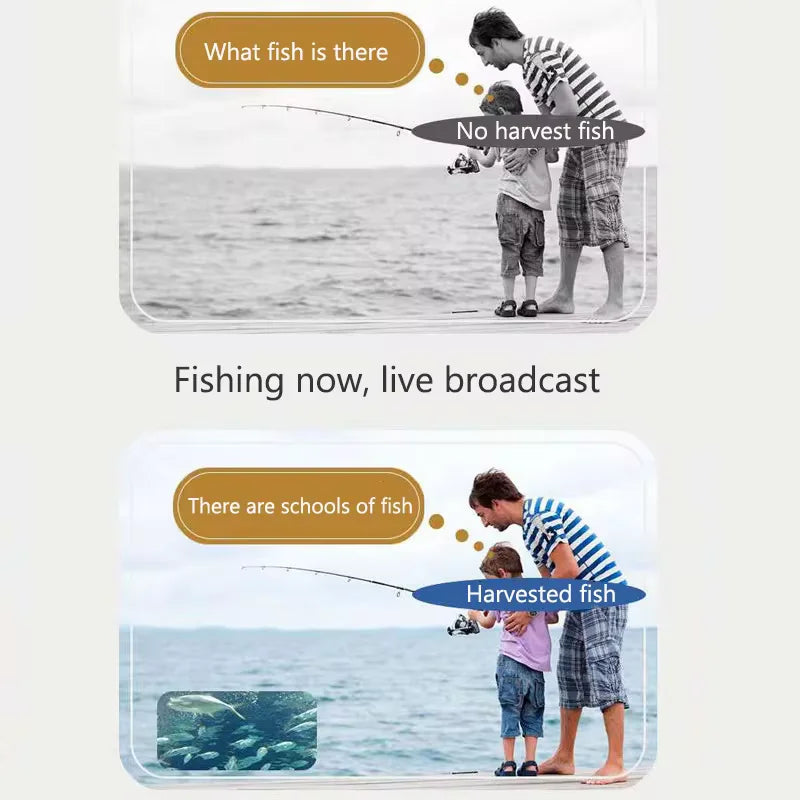 40m Fish Finder Underwater Fishing Endoscope Camera 960P Cars Sewer Inspection Borescope Waterproof 3In1 For Usb Android Type-C