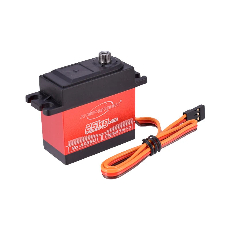 AUSTARHOBBY Digital Servo AX8601 4.8-6.0V 25KG Waterproof High Torque Metal Gear for Traxxas HSP RC Car Boat Robot Airplane
