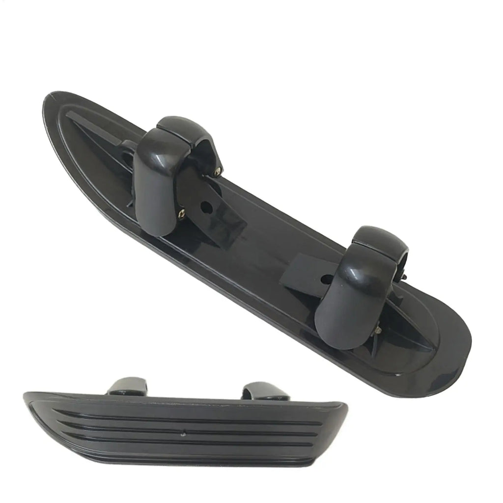 Ski Board Sled 2 in 1 Outdoor Winter Snowboards Stroller Skis Glider Snowboards for Cycling Bicycle Jogging Sports Outdoor Paths