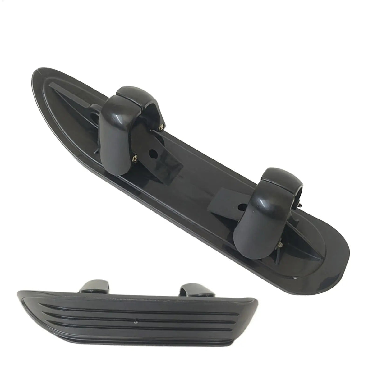 Ski Board Sled 2 in 1 Outdoor Winter Snowboards Stroller Skis Glider Snowboards for Cycling Bicycle Jogging Sports Outdoor Paths