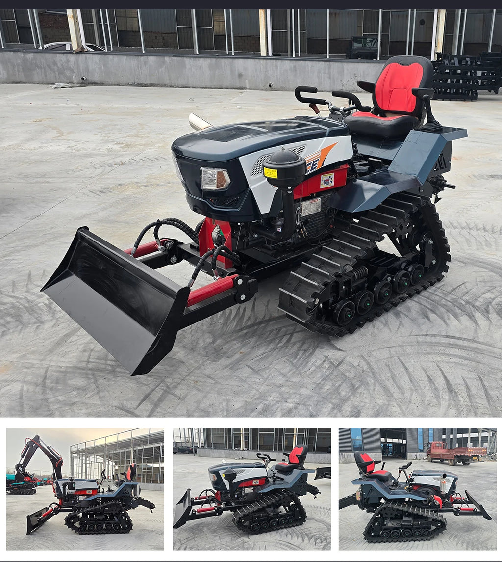 Chinese tiller cultivator 25HP 35HP 40HP cultivators mini tiller rotary crawler tractor for Deposit price