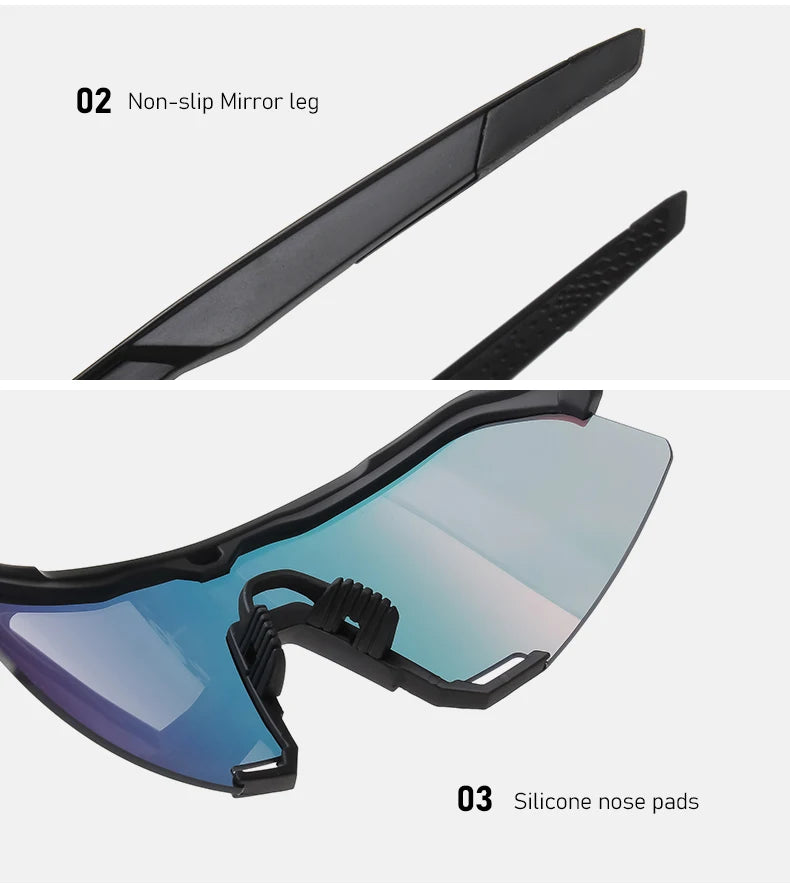New Photochromic Sunglasses Outdoor Sports Bike Cycling Glasses Man MTB Hiking Glasses Women Driving Bicycle UV400 Goggles