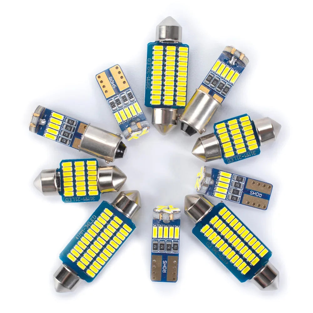 LED Interior Map Dome Trunk  Door Light Kit For Nissan Skyline R32 R33 R34 V35 V36 V37 1989-2018 2019 2020 2021 Car Accessories