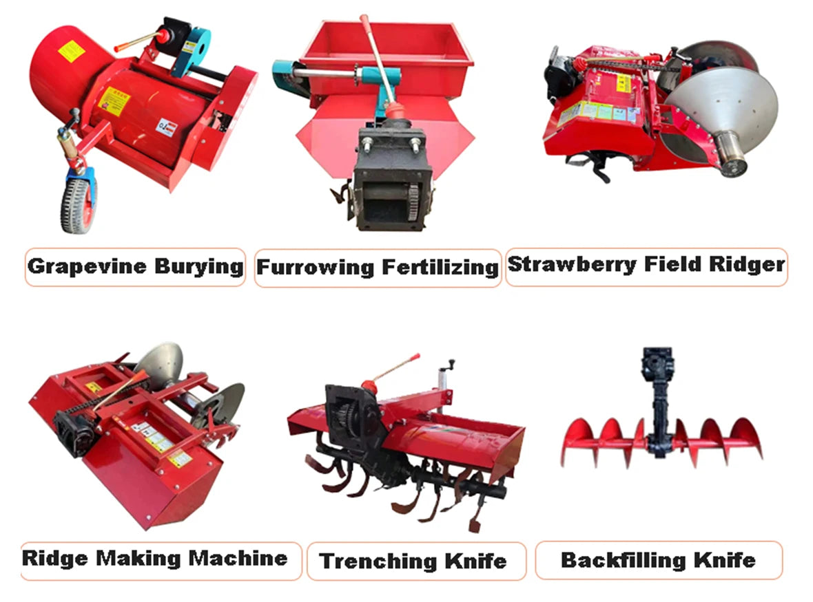 Chinese tiller cultivator 25HP 35HP 40HP cultivators mini tiller rotary crawler tractor for Deposit price