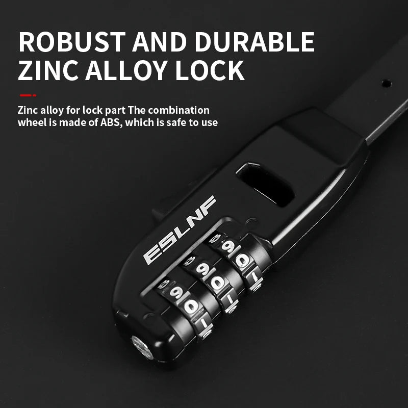 Bicycle Cable Tie Lock Anti-Theft Lock Road Bike Mountain Bike Bicycle Combination Lock Electric Bike Bicycle Helmet Combination