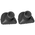 2pcs Golf Bag Leg Feet Attachable Stand Feet For Golf Bag Durable Black Rubber Golf Bag Feet Attachment Golf Players Bags Stan