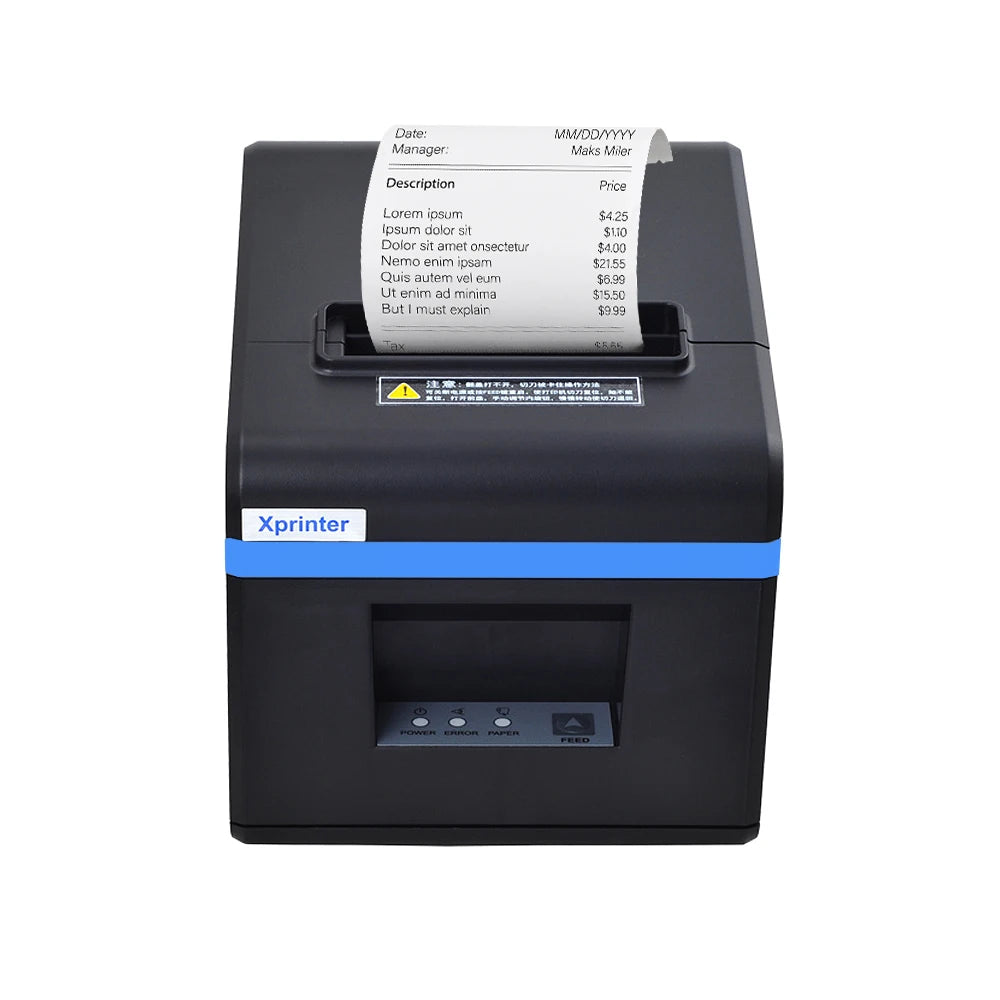 Xprinter N160II FCC Certified Imprimante Thermique Black White Thermal Inject Printer With LAN Resolution Stock Spare Parts