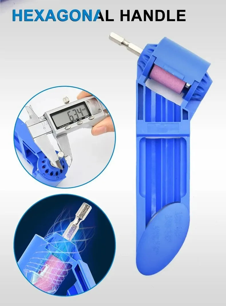 Portable Electric Drill Bit Grinder Universal Iron Straight Sharpener Drill Bit Sharpen Machine Twists Drill Dremel Accessories