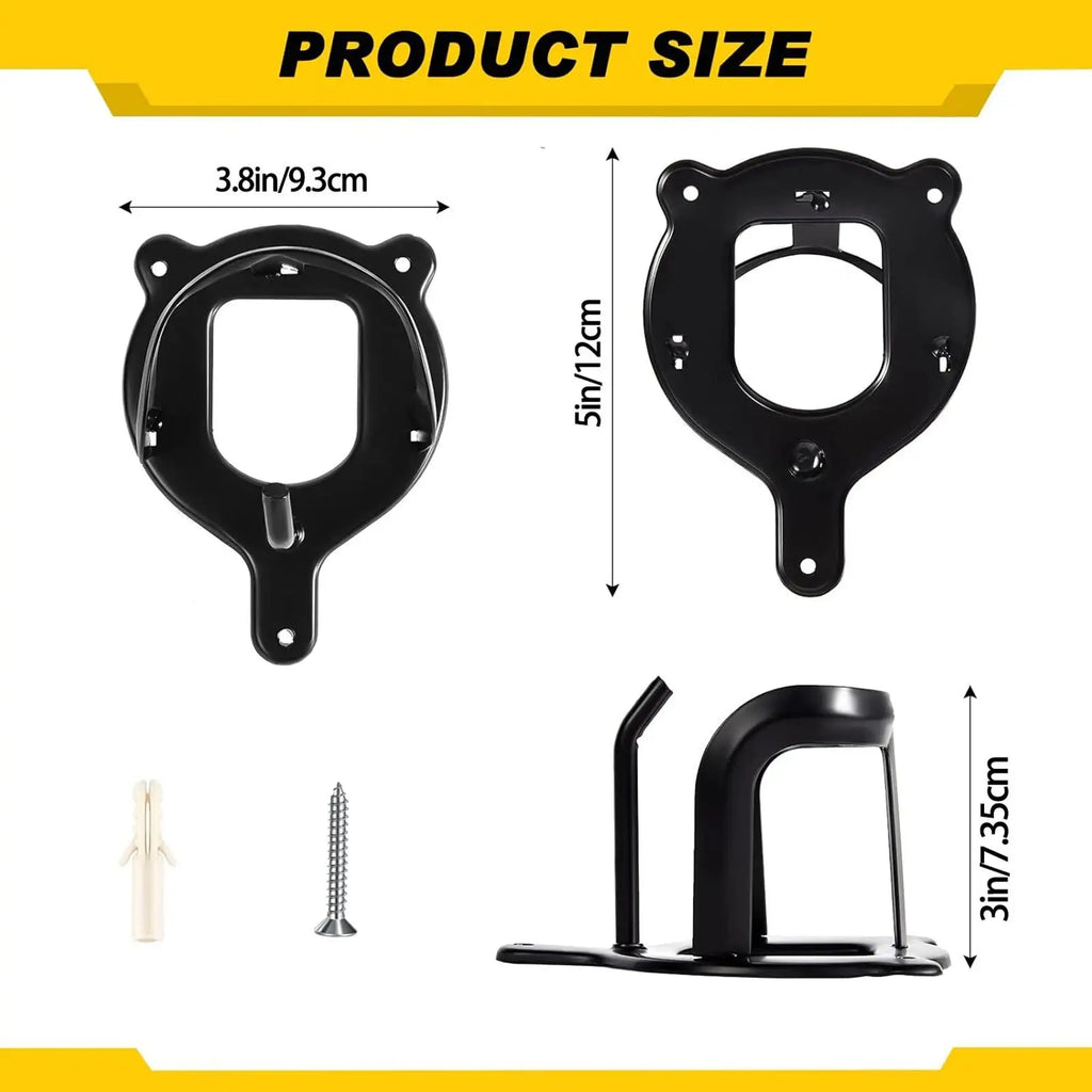Horse Bridle Rack Bridle Bracket Bridle Hooks Horse Tack Storage Halter Hanger Metal Bridle Holder with Tubes and Screw for Barn