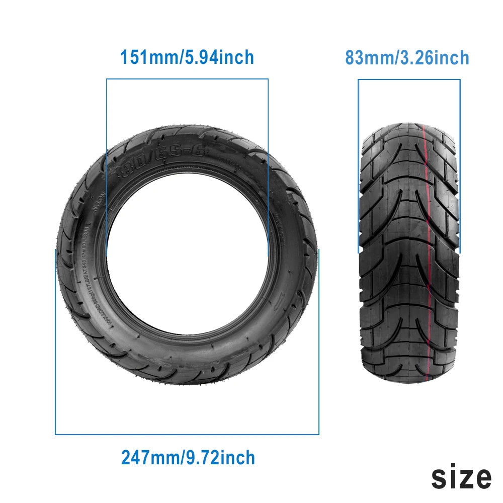 Tire 80/65-6 10X3.0 for KUKIRIN G2 Max for Inokim oxo for Kugoo M4 G1 for Dualtron VICTOR EAGLE 10 Inch Electric Scooter