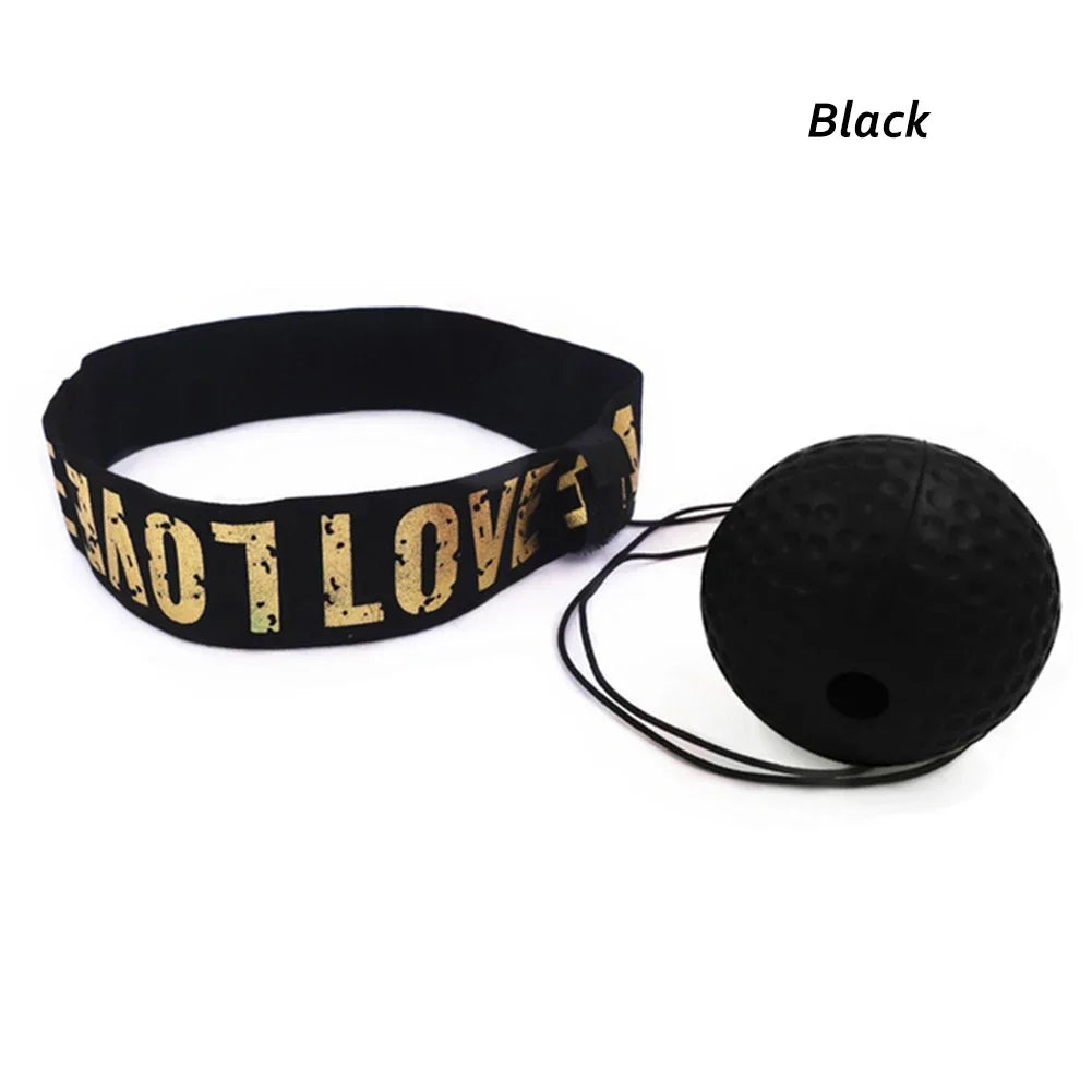 New Set Boxing Speed Ball Head-mounted PU Punch Ball MMA Sanda Training Hand Eye Reaction Home Sandbag Fitness Boxing Equipment