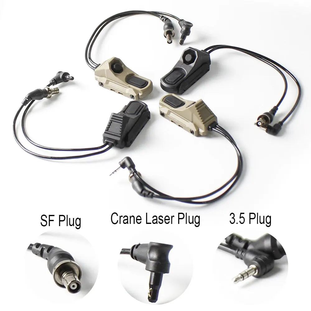 SOTAC GEAR AXON DUAL Switch Button Crane Laser for SF Flashlight Laser Pointer Combo Accessories