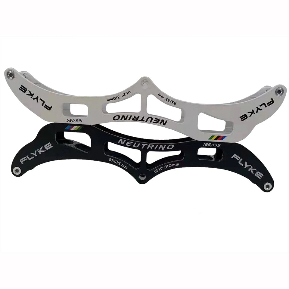 FLYKE NEUTRINO Speed Inline Skate Frames 3*100/110/125 Frame  4*90/100/110mm 3x110+1x100 Professional Aluminum Patines Chessises