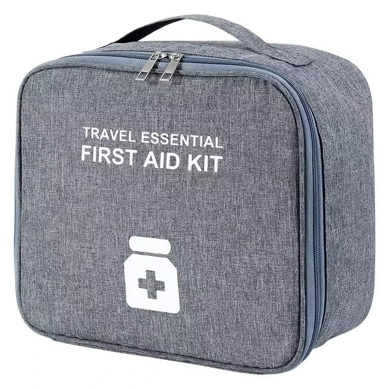 Large-Capacity Portable Family First Aid Kit,Layered Medicine Storage Bag for Household, Outdoor Activities & Travel Needs