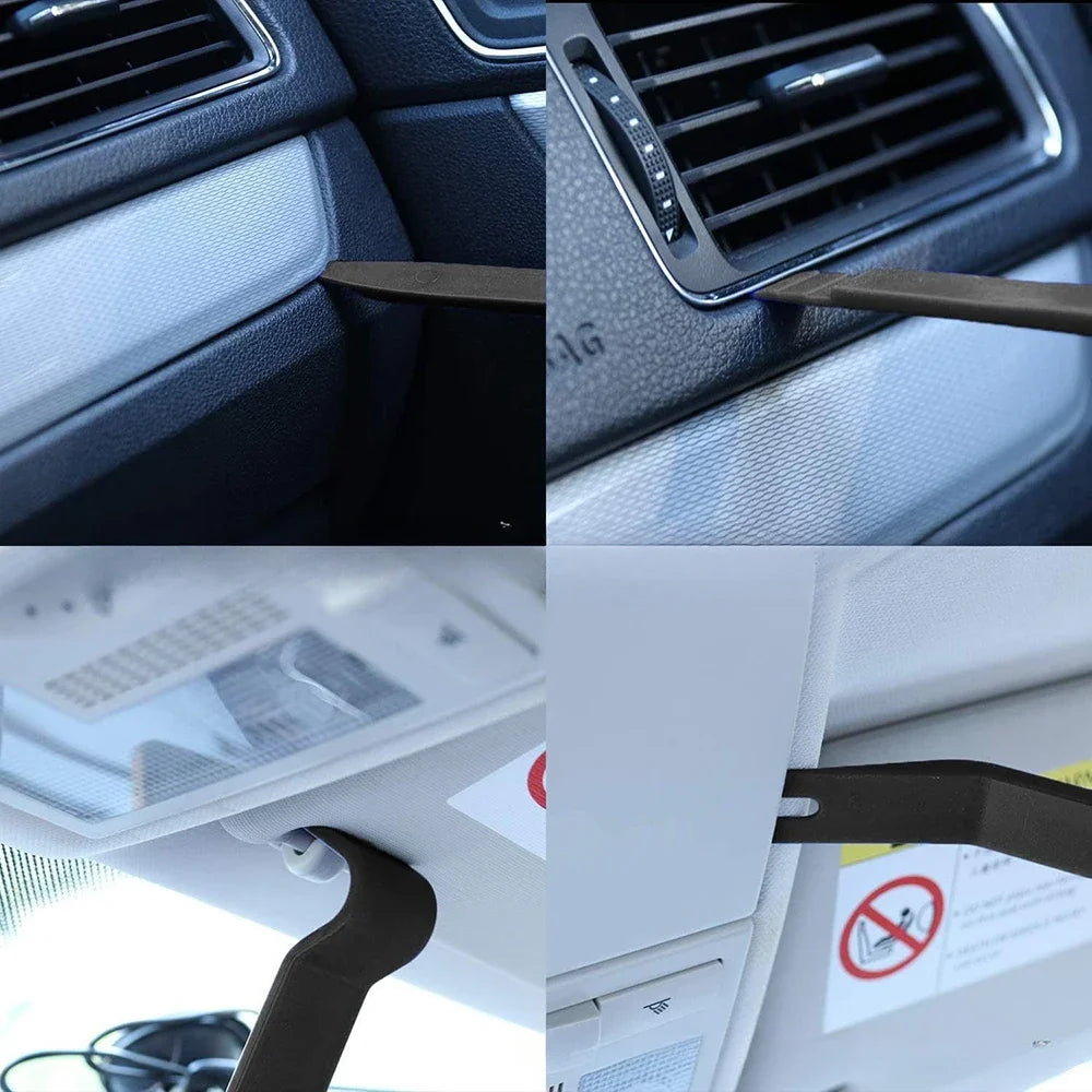 1-5Pcs Auto Trim Removal Tool Kit, No Scratch Plastic Pry Tool Kit - Interior Door Panel Clip Fastener Removal Set For Vehicle