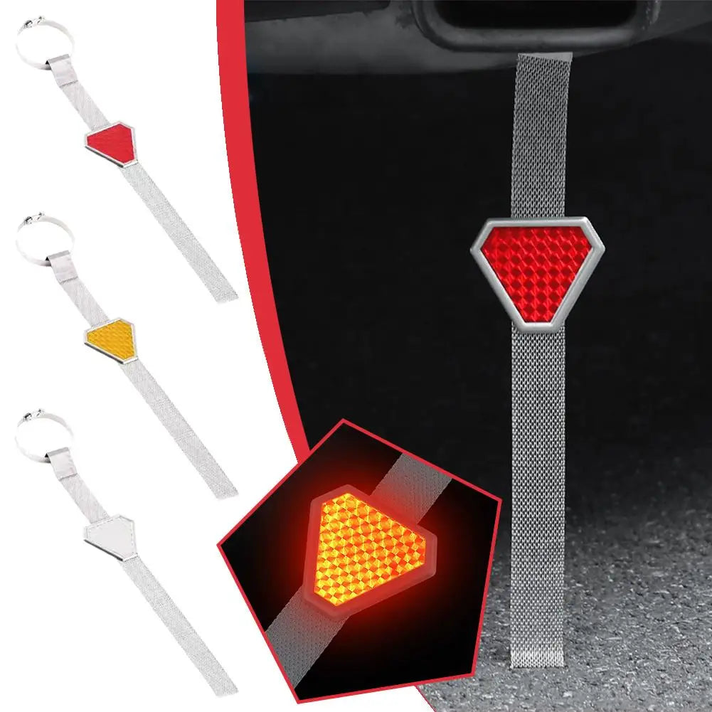 Car Static Eliminator Static strip With Small Triangular Reflective Metal Strip Car Anti-static Grounding Strip