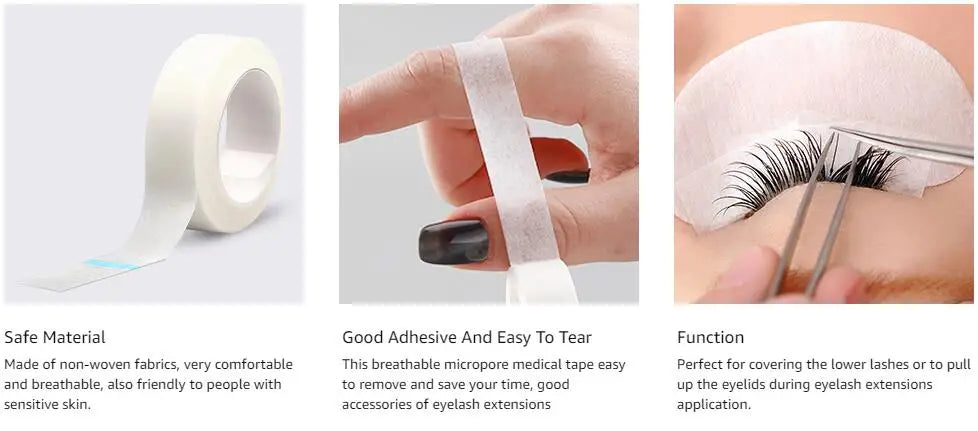5Rolls Micropore Tape - Breathable Paper Tapes,Latex-Free Paper Surgical Tape - Individually Boxed Paper Bandage Tapes Rolls