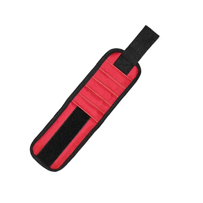Five Rows of Ten Magnets Magnetic Wristband for Holding Screws,Nails,Drilling Bits,Wrist Tool Holder Belts with Strong Magnets
