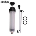 500cc Oil Fluid Extractor Filling Oil Change Syringe Bottle Transfer Automotive Fuel Extraction Pump Hand Tool Oil Extractor Pum